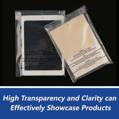 Wepoly – 6 X 9 500 Count – Clear Poly Bags Suffocation Warning Self Seal For