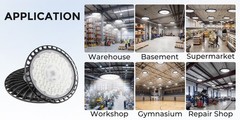 500W UFO LED High Bay Light Industrial Warehouse Factory Shop Bay Lighting