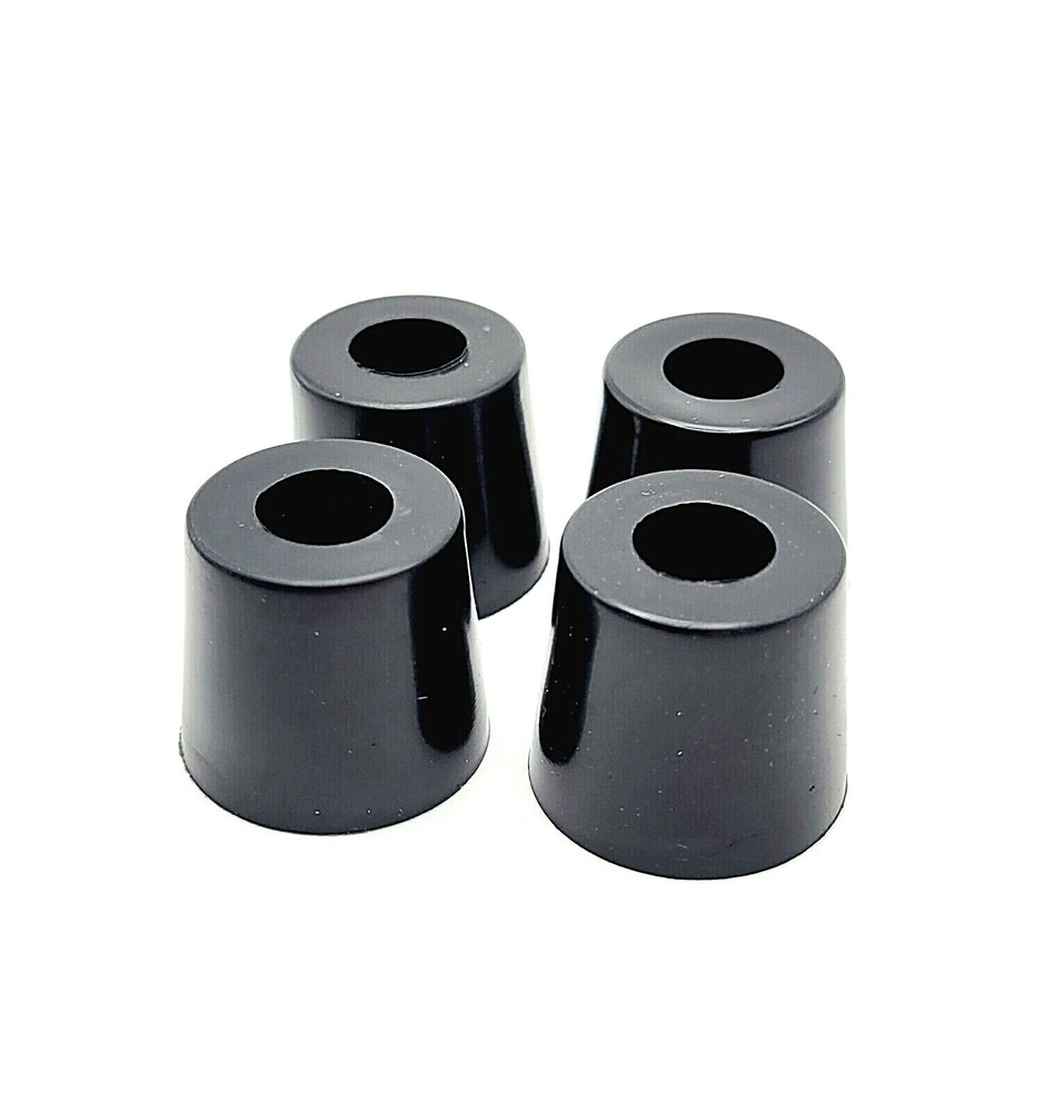 1″ Wide x 3/4″ Tall Rubber Feet Bumpers Vibration Mount Steel Washer 4-12 Packs
