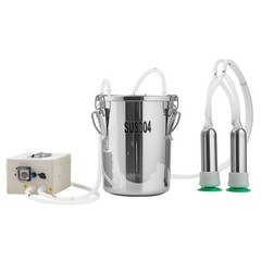 VEVOR Goat Milking Machine Goat Milker 1.8 Gal / 7 L Bucket for Cows and Goats