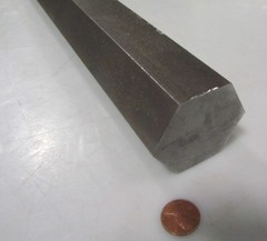 4140 Alloy Steel Hex Rod 2.00″ Hex x 5 Foot Length