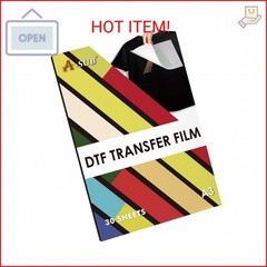 A-SUB DTF Transfer Film A3(11.7×16.5 Inch) – 30 Sheets Double Sided Matte DTF Tr