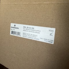 SOLA HD/EMERSON Enclosed Power Supply SVL 20-24-100 – OPEN BOX