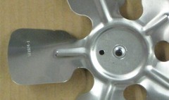 A63841 Metal Fan Blade 8″ Diameter 5 Blades 1/4″ Bore Hub CW 24 Degree Propeller