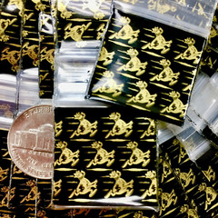 BaggiesSince1987 – 1010 Design Zip Bags Metallic 100PCS CASH 2C MIX, READ DETAIN