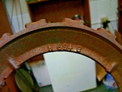 John Deere JD Tractor H694-B Planter 16 Cell Small Corn Seed Disc Plate