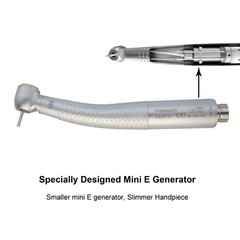 COXO Dental Handpiece 4 Hole LED E Generator CX207-F High Speed Turbine NSK QD