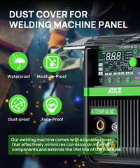AIXZ 200A AC DC Alu TIG Welder with Foot Pedal,5in1 HF Pulse TIG Welding Machine