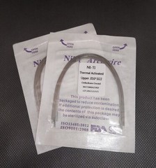 Dental Orthodontic Thermal Activated NITI Arch Wires Rectangular Ovoid Form