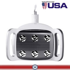 9W Dental 6 LED Lamp Oral Light Lamp For Unit Chair 8-level adjustable Ra90
