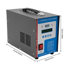 110V Portable Ultrasonic Plastic Welder Ultrasonic Spot Welding Machine 10 Heads