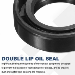 22.2 x 34.9 x 6.35mm TC Shaft Seal Nitrile Rubber Double Lip Oil Seals