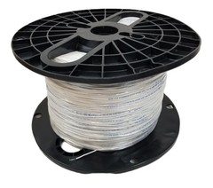 5000′ Alpha 3050 WH013 24AWG Stranded HookUp Wire White PVC UL1007/1569 300V NEW