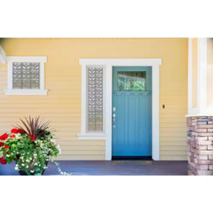Clearly Secure Glass Block Window 31″ x 15.5″ Frameless Wave Pattern Non-Vented