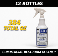 Spartan RJ8 Bathroom Cleaner Mint 1 Qt Spray Bottles 12 Pack 711003