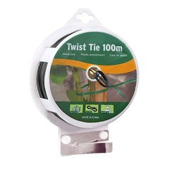 Twist Tie, 328 Feet (100m),black cable ties with Cutter, black twist ties,Garden