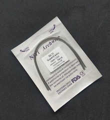 50 Packs Dental Orthodontic Super Elastic NITI Arch Wires Round Natural Form