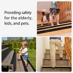 2inx33ft Black Anti Slip Tape, Best 80grit Friction, Grip, Abrasive for Stairs