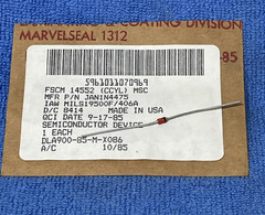 MICROSEMI ~ JAN1N4475 ~ ZENER DIODE,SINGLE, TWO TERMINAL,27V V(Z),5%,DO-204AL