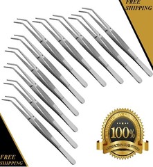 10 Premium grade LONDON College/Cotton Dressing Pliers 6″ Dental Instruments