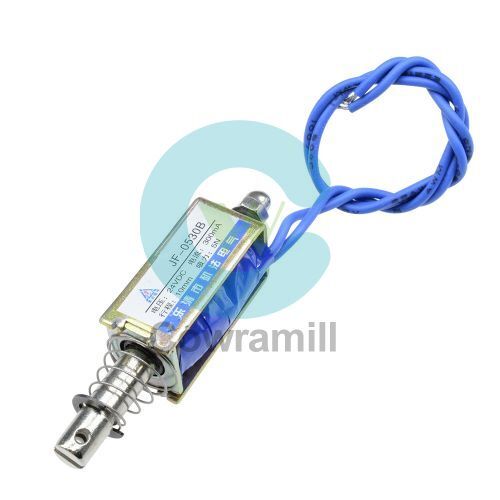1-10Piece JF-0530B 24V 5N/10mm Pull-Push-Type Reset-Style Solenoid Electromagnet