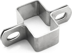 U Shaped Bracket Strut Channel Connector 304 Stainless Steel Bar Holder 8pc
