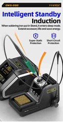 FNIRSI DWS-200 Smart Soldering Iron Kit 200W Electronics Welding Tools 100℃-450℃