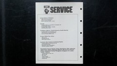 OMC Evinrude Johnson Outboards Service Parts Catalog 434190 1990 Models