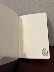 Star Citizen Official Embossed Hardcover Lined Notebook Journal Black Unused
