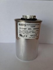 Mars Round Motor Run Capacitor 45/5 MFD 440/370 VAC Aluminum 14288, USA , NEW
