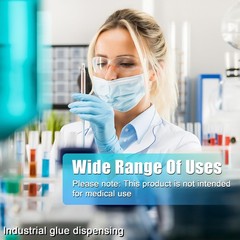 25G 0.5 Inch Needle, Disposable Dispensing Lab Supplies,100Pcs Individually S…