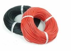 24 AWG stranded hook up wire, RED and Black UL1007, 300v US Made