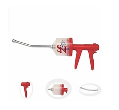 Pistol Grip Dose 300ml Syringe Large, Stainless Steel Nozzle, Dental,Equine