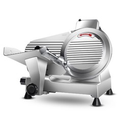 10in Blade Electric Commercial Meat Slicer Steel Frozen Meat Cheese Slicer New