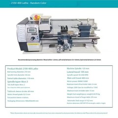 WM210V Lathe High-Precision Imported Compact Lathe Multi-Functional Lathe