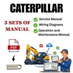 Caterpillar CS12 Soil Compactor (Prefix GCS) Service and Repair Manual ON USB