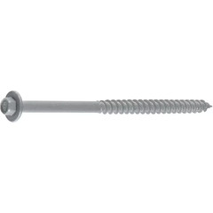 Ledgerlok Structural Ledger Board Screws – 5 Inch Wood Screws with Hex Head – Gr