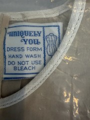 Vtg 1990s Rare Uniquely You Dress Form Cover For Mannequin New Sealed