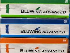 BluWing Advanced 12″ Safety Collection Winged Sets, 21G, 23G or 25G, 50/Box