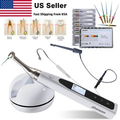 Dental Cordless Endo Motor 16:1 Contra Angle Built in Apex Locator / Niti Files