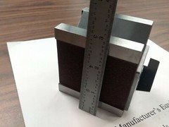 2-7/8×2-3/8×2-3/4″ on/off magnetic Knob V-BLOCK 260 lbs mag power #706P-150