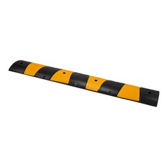 2pcs 6 FT Rubber Speed Bump 2 Channel Portable Heavy Duty Cable Protector Ramp