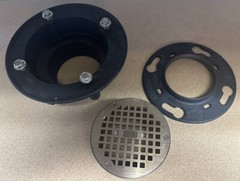 Zurn Z415-4NH-5B – Cast Iron Floor Drains with 5″ Dia NB Top and 4″ NH Outlet