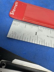 THE L.S. STARRETT CO. No. C601 Tempered 6 Inch Scale