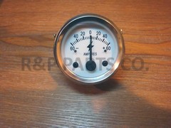 60 Amp Gauge White Face