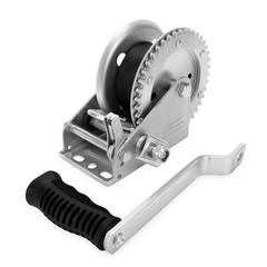 Camco 50001 Steel Marine Durable Corrosion Resistant Towing Winch w/ 20′ Strap