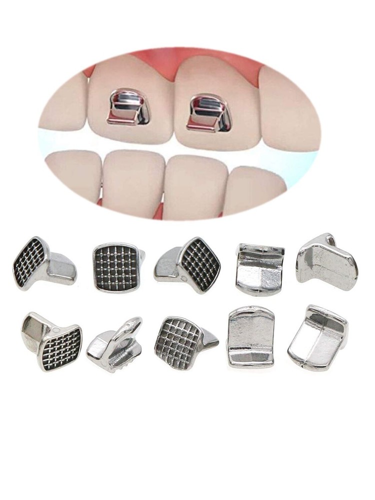 20Pcs Dental Orthodontic MIM Bite Turbos Tongue Tamers Monoblock Bondable Hinge
