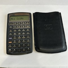 HP 10BII / 10bll Financial Calculator Tested Working With Protector Case