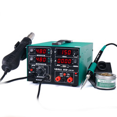 YIHUA 853D 5A-II 30V 5A Hot Air Rework Soldering Iron Station & DC Power Supply