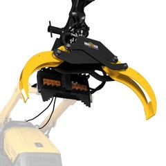 MechMaxx 1500lbs Lift Capacity 59″ Mini Skid Steer Log Grapple Attachment, RLG61